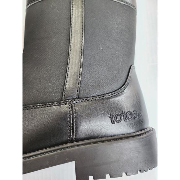 Sz 10 TOTES Stadium Waterproof Side Zip Winter Boots Men’s Black Snow Rain New main image 4